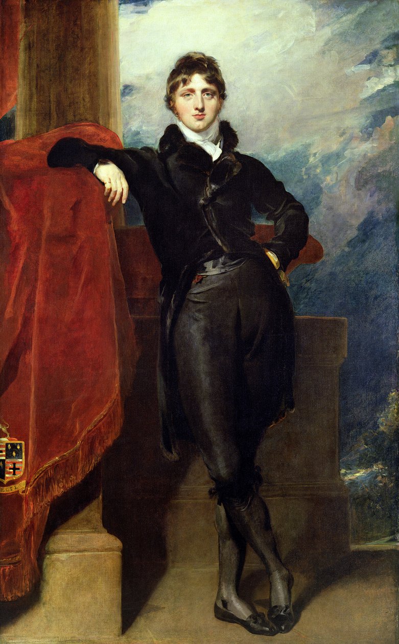Lord Granville Leveson-Gower, myöhemmin 1. Earl Granville, n. 1804-1806 (öljy kankaalle) tekijältä Thomas Lawrence