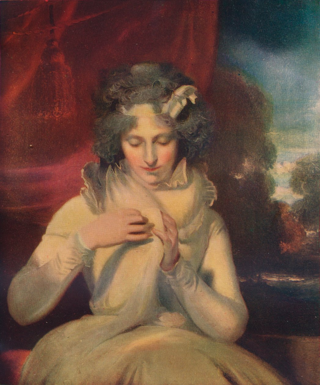 Neiti Georgina Lennox, jälkeenpäin kreivitär Bathurst, 1765-1842, c1800 tekijältä Thomas Lawrence