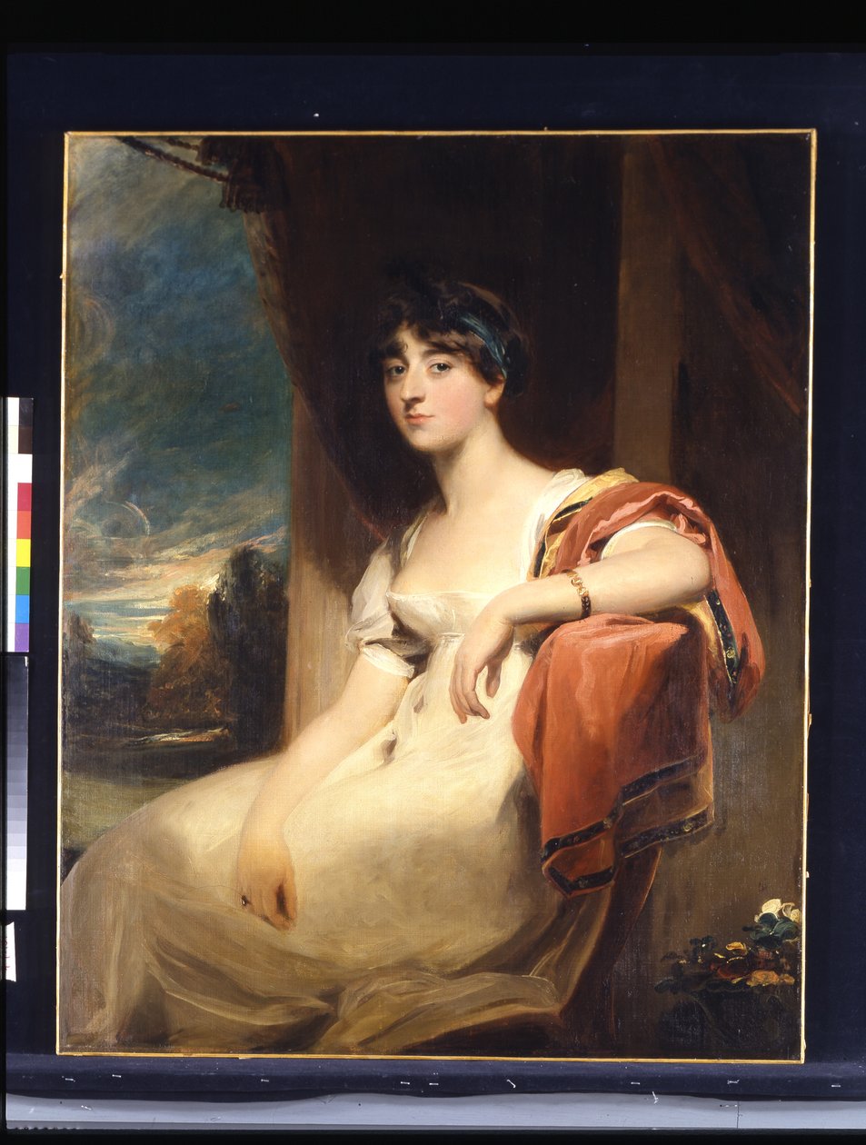 Neiti Harriet Clements (öljy kankaalle) tekijältä Thomas Lawrence