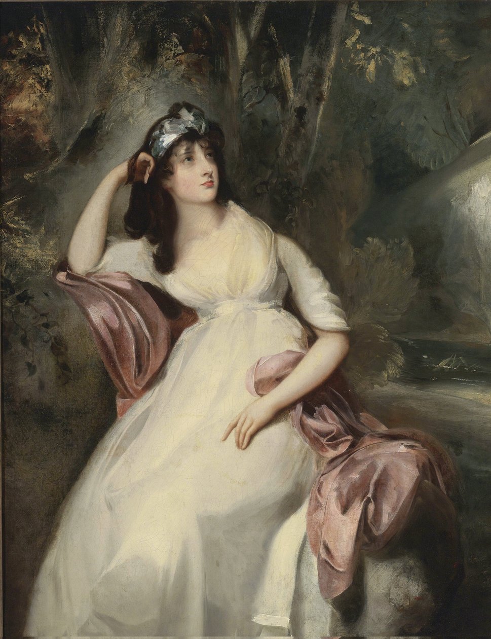 ""Sally Siddonsin muotokuva (1775-1803)"" Sir Thomas Lawrencen (1769-1830) maalaus Yksityinen kokoelma tekijältä Thomas Lawrence