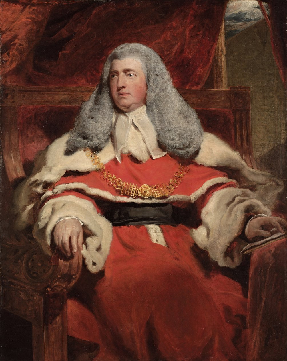 Muotokuva Edward Lawsta, 1. Baron Ellenborough, M.P. tekijältä Thomas Lawrence