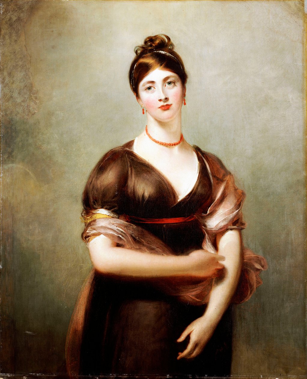 Muotokuva Elizabeth Jenningsistä Medicin Venuksen asennossa, 1798-99 tekijältä Thomas Lawrence