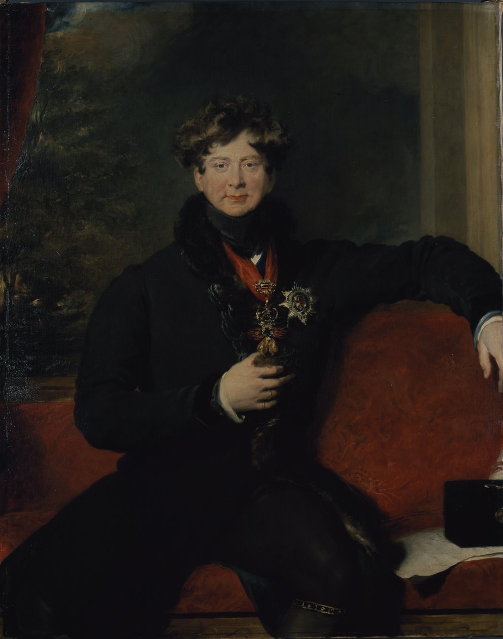 George IV:n muotokuva (öljy kankaalle) tekijältä Thomas Lawrence