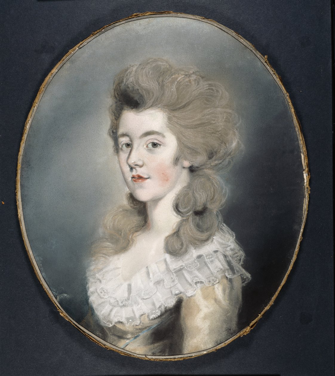 Georgiana Spencerin muotokuva (pastelli paperille) tekijältä Thomas Lawrence