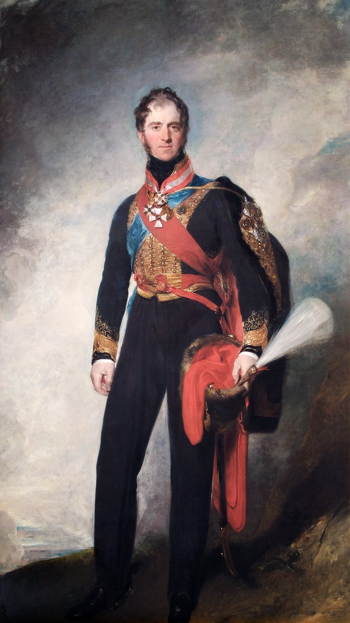 Henry William Pagetin muotokuva, Angleseyn ensimmäinen markiisi, brittiläinen sotilas, 1818. tekijältä Thomas Lawrence