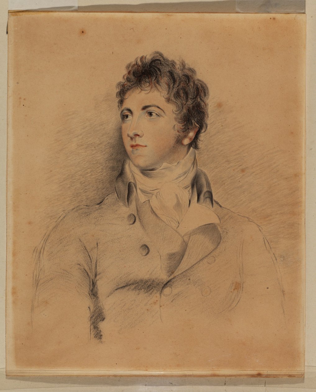 Isaac Cuthbertin muotokuva (kynä paperille) tekijältä Thomas Lawrence