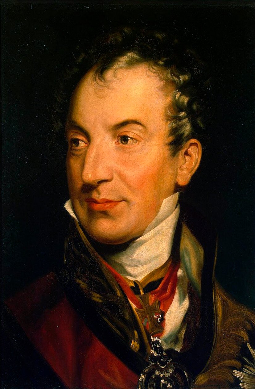 Prinssi von Metternichin Klemens Wenzelin muotokuva, 1773-1859, 1814-1819. tekijältä Thomas Lawrence