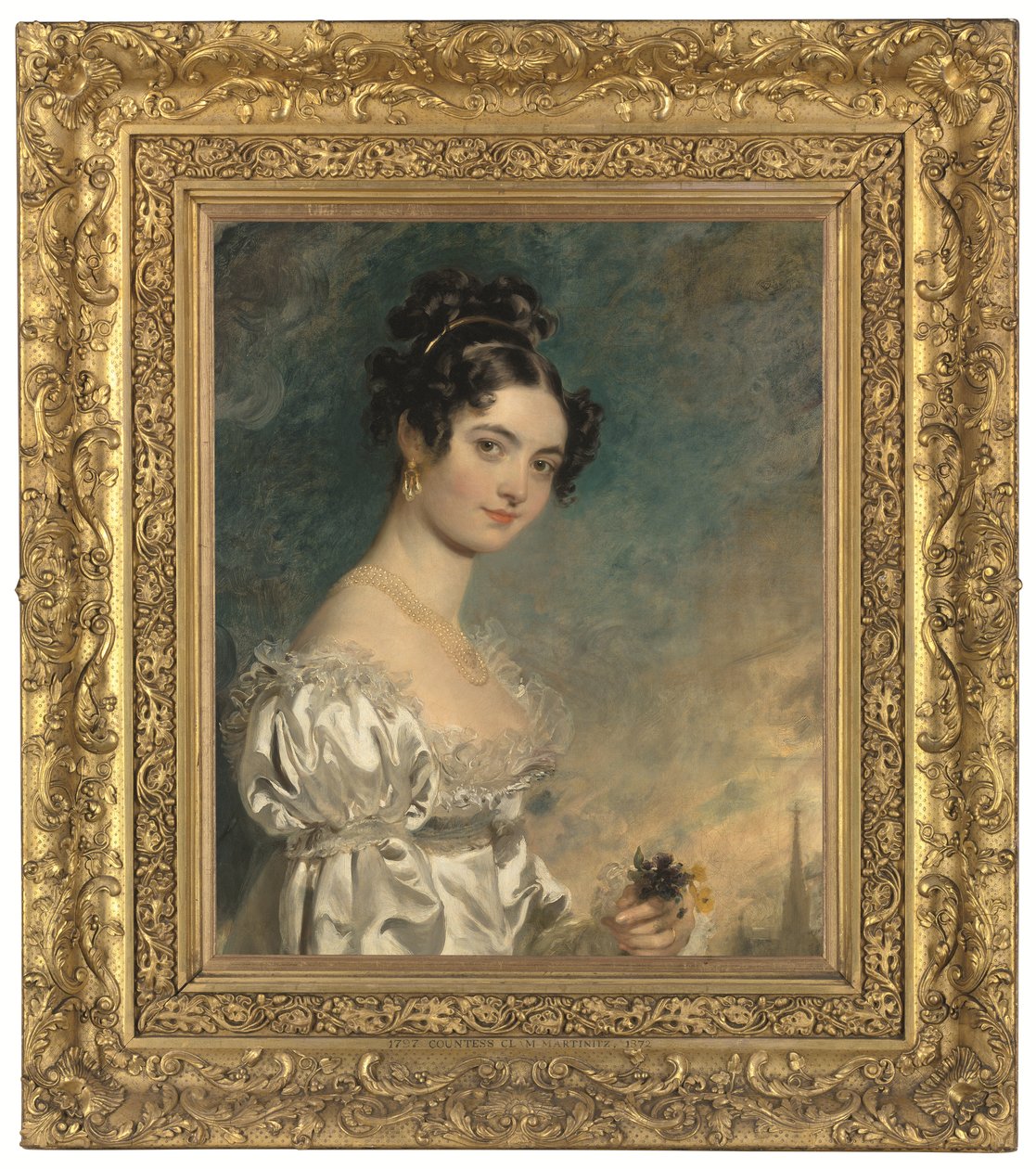 Lady Selina Meaden muotokuva (1797-1872) (öljy kankaalle) tekijältä Thomas Lawrence