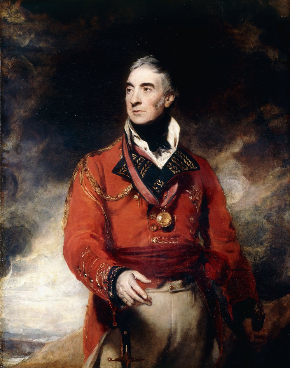 Kenraaliluutnantti Sir Thomas Graham, K.B., myöhemmin 1. Baron Lynedoch, muotokuva tekijältä Thomas Lawrence