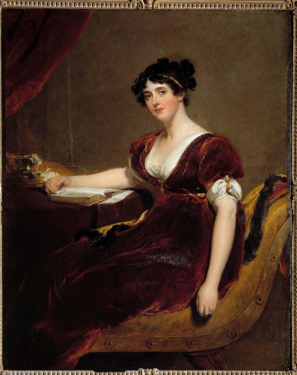 Madame Isaac Cuthbertin muotokuva. Sir Thomas Lawrencen (1769-1830) maalaus tekijältä Thomas Lawrence