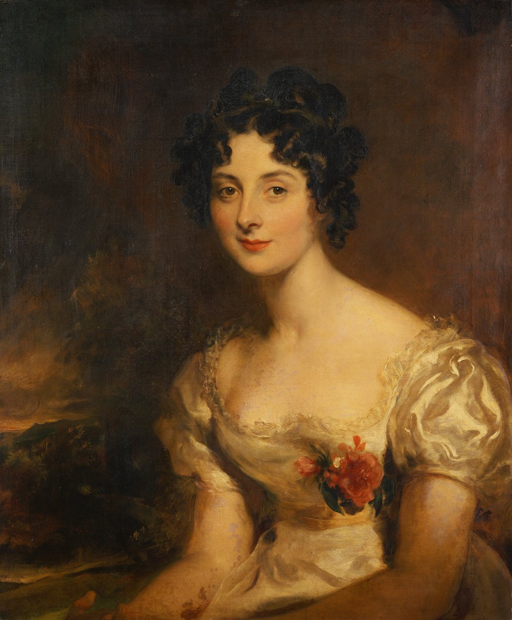 Neiti Emily Maxwellin muotokuva (öljy kankaalle) tekijältä Thomas Lawrence