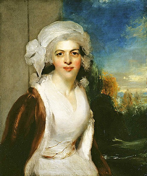 Muotokuva Rebecca, Lady Simeon (öljy kankaalle) tekijältä Thomas Lawrence