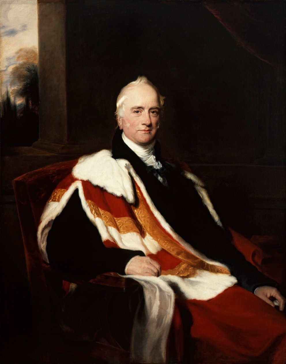 Muotokuva Sir Nicholas Vansittartista, 1. Baron Bexley, 1825. tekijältä Thomas Lawrence