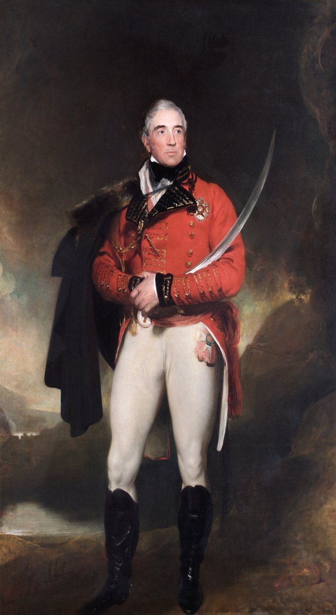 Thomas Grahamin muotokuva, Lord Lynedoch, brittiläinen sotilas, vuodelta 1817. tekijältä Thomas Lawrence