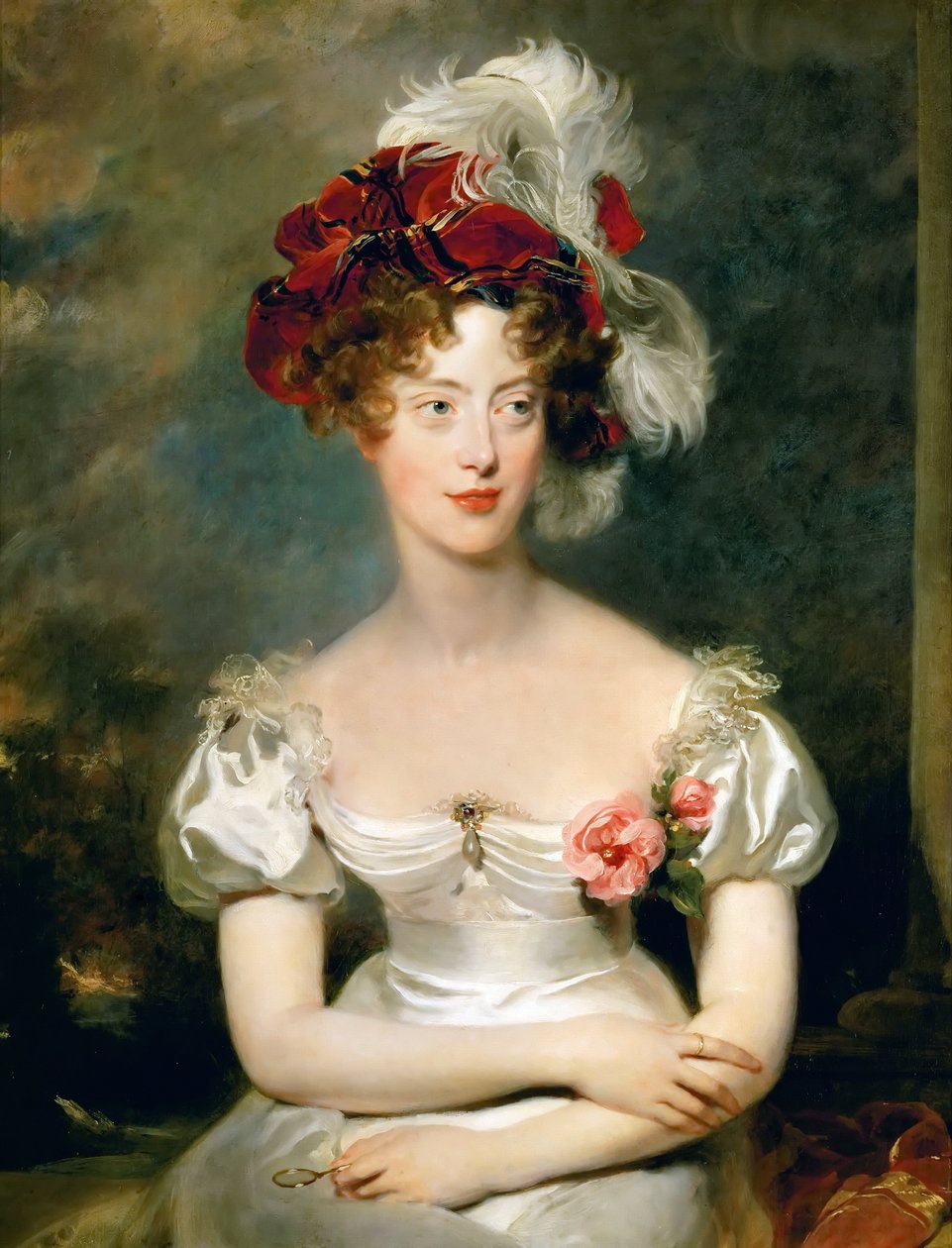 Napolin ja Sisilian prinsessa Caroline 1798-1870, herttuatar de Berry tekijältä Thomas Lawrence