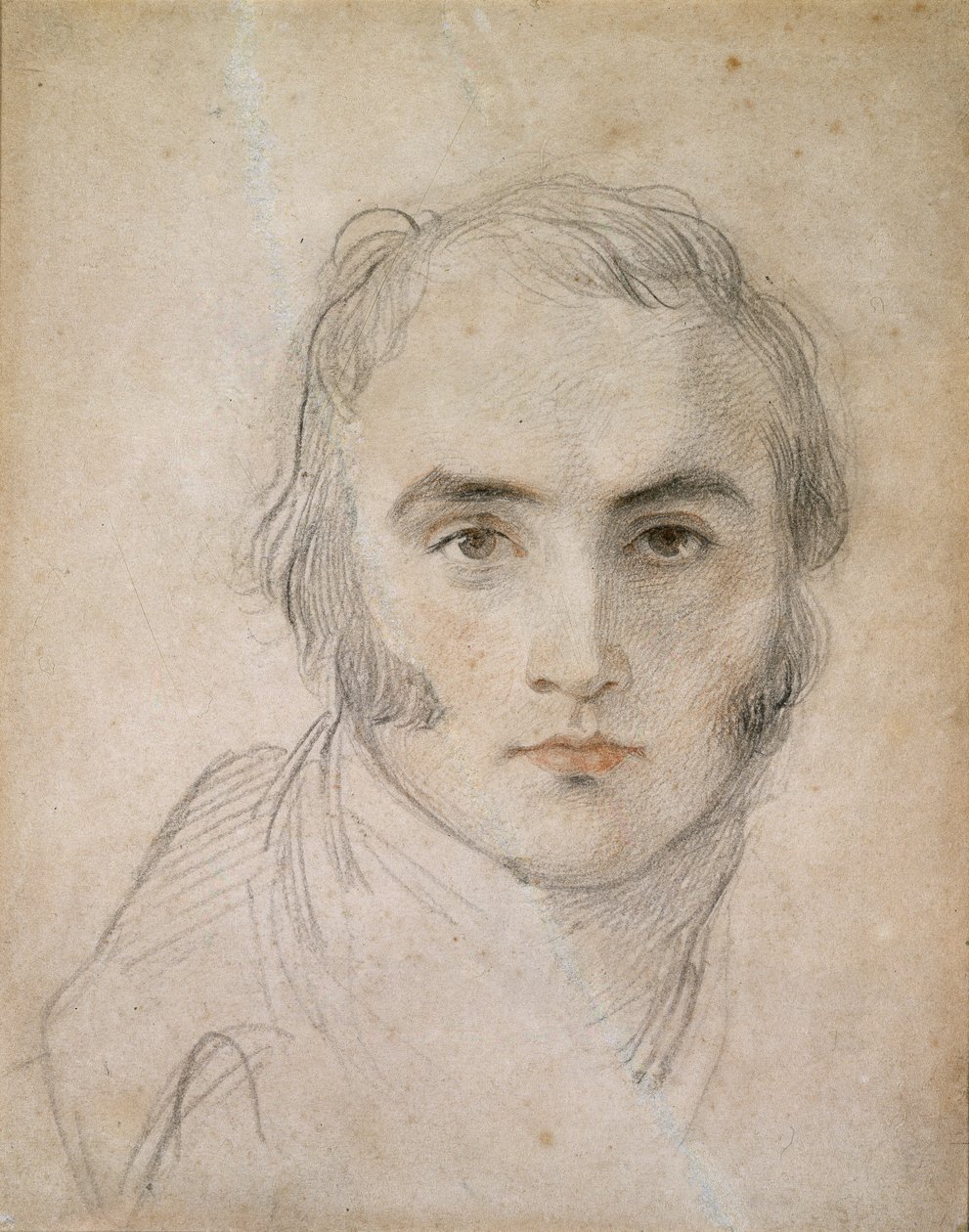 Omakuva, 1700-luku (liitu ja wc paperilla) tekijältä Thomas Lawrence