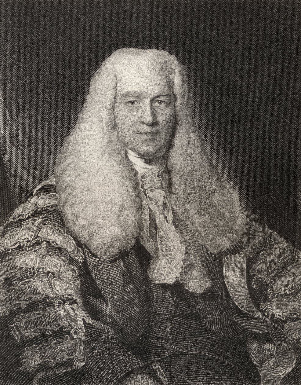 Sir Thomas Plumer, kaiverrettu H. Robinson, National Portrait Gallerysta, osa III, julkaistu noin 1835 tekijältä Thomas Lawrence