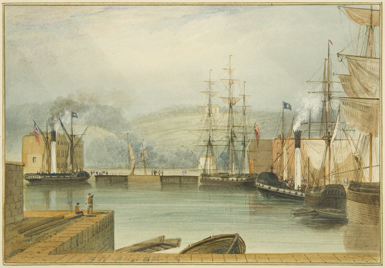 Cumberland Basin, jossa on siipihöyrylaivat 