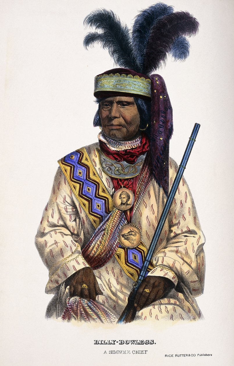 Billy-Bowlegs, Seminole Chief, 1899 tekijältä Thomas Loraine McKenney