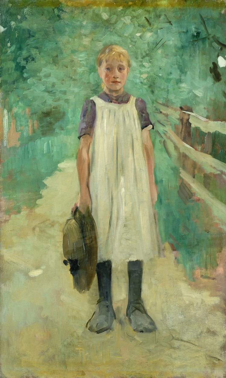 Farmgirl, 1895 tekijältä Thomas Ludwig Herbst