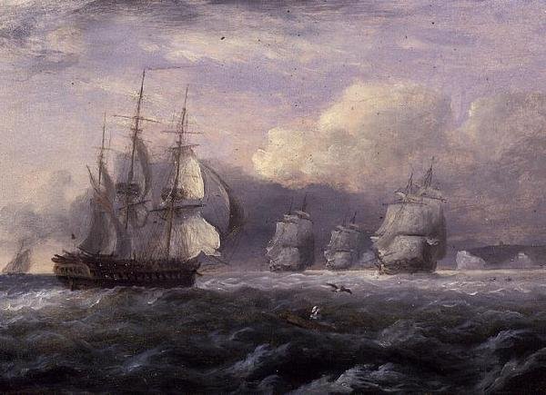 Juokse ennen kovaa tuulta - North Foreland, Kentin rannikko tekijältä Thomas Luny