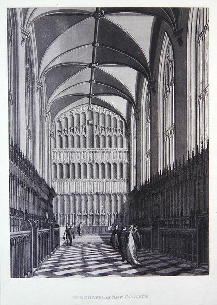 New College Chapel tekijältä Thomas Malton Jnr.