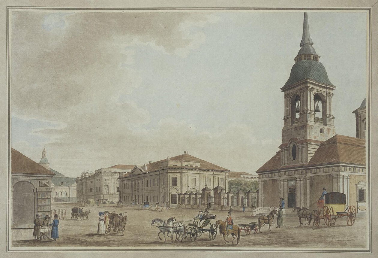 Liteyny Avenue Pietarissa, 1790 tekijältä Thomas Malton the Elder