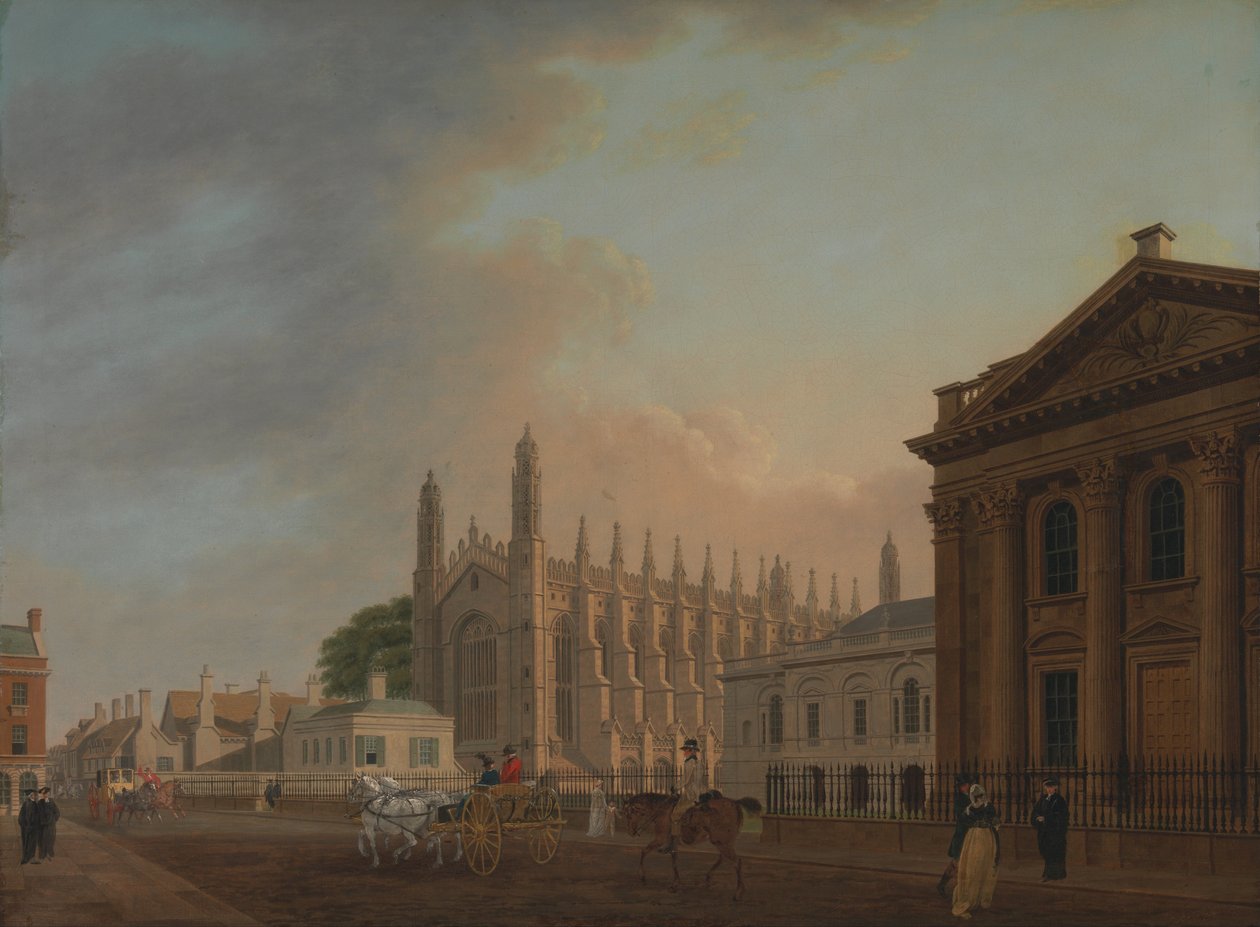 Kuninkaan paraati, Cambridge tekijältä Thomas Malton the Younger