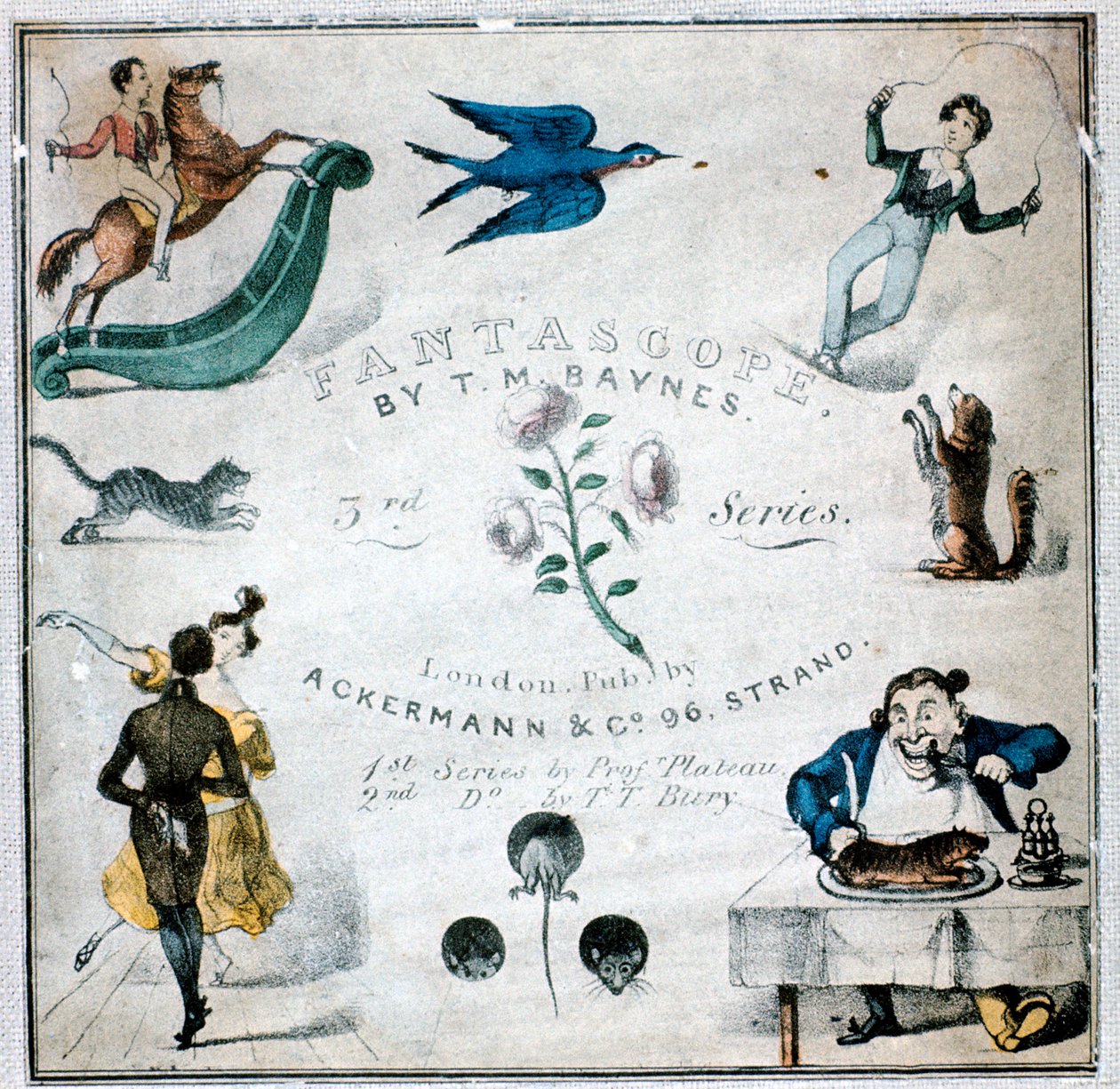 Ohjekirja fantaskooppiin, 1833. tekijältä Thomas Mann Baynes