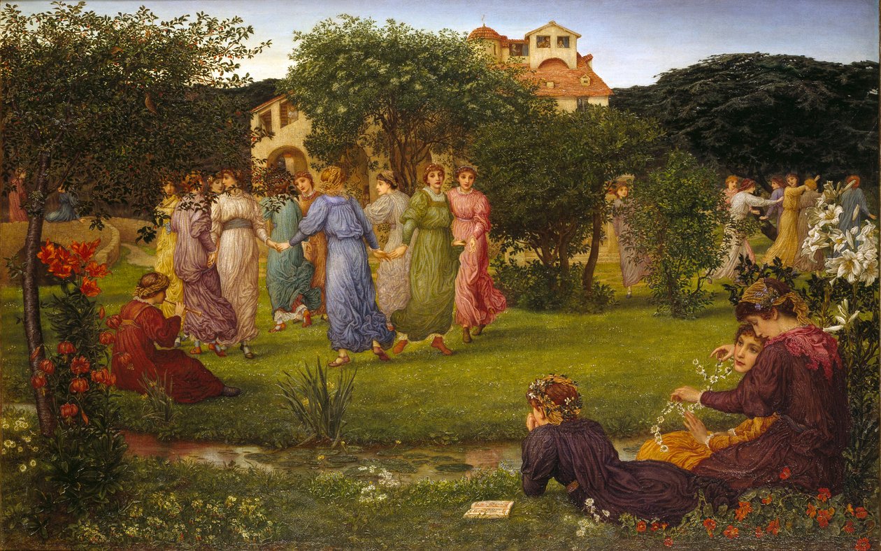 Tanssivat tytöt, 1882 tekijältä Thomas Matthews Rooke
