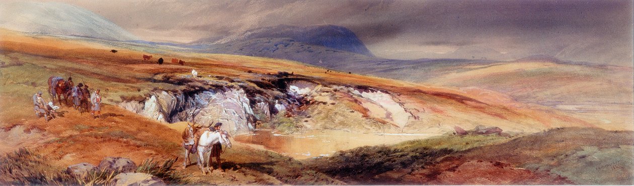 Ylämaan maisema (vartalon väri) tekijältä Thomas Miles II Richardson