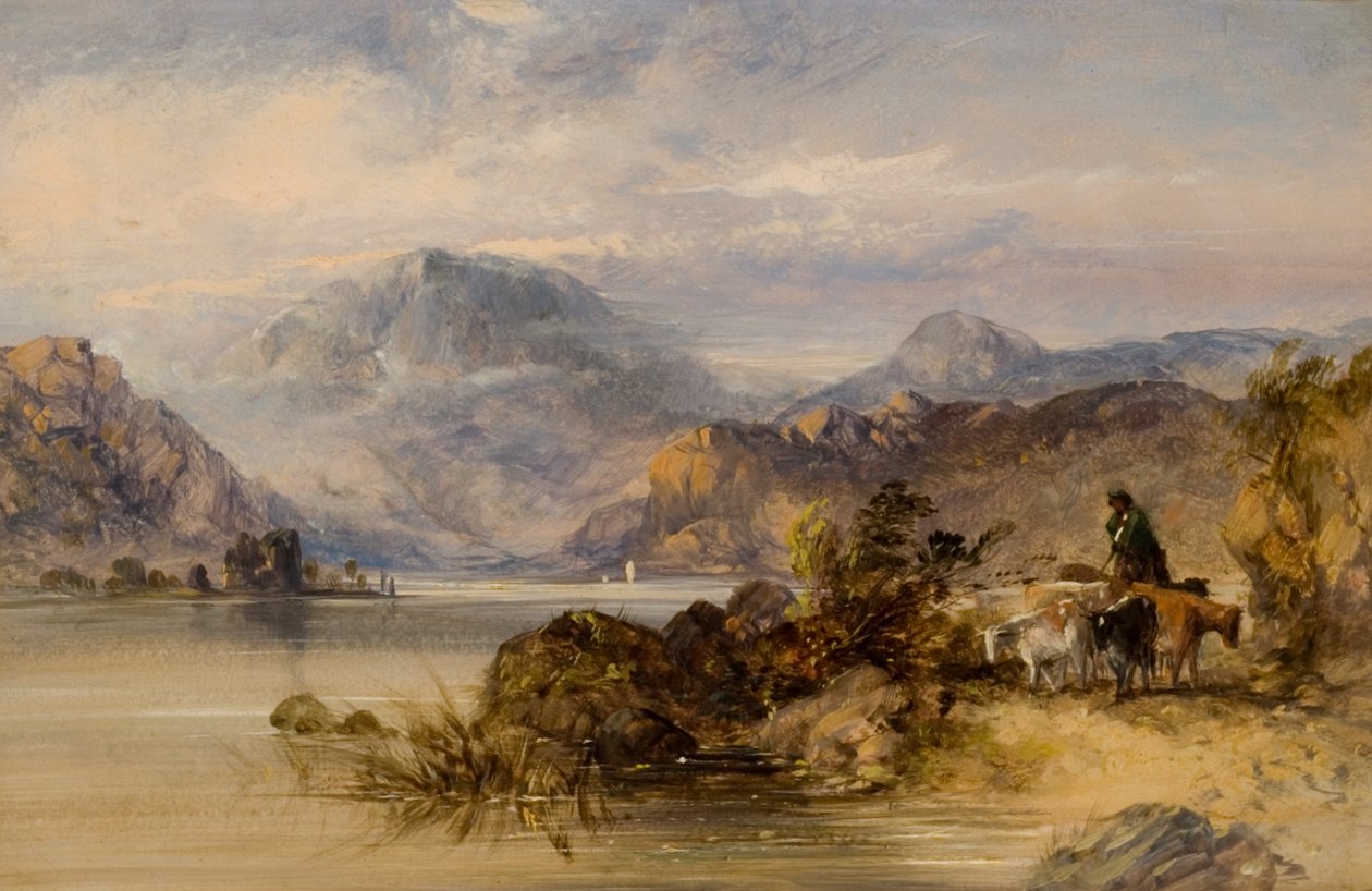 Highland Lake Scene tekijältä Thomas Miles II Richardson