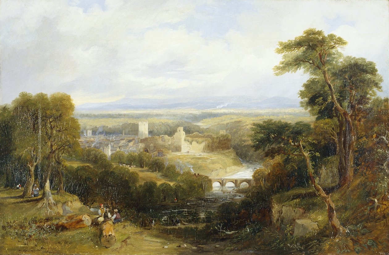 Richmond, Yorkshire (öljy kankaalle) tekijältä Thomas Miles Richardson