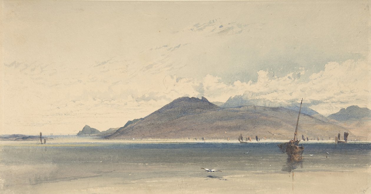 Isle of Arran, Early Morn, 1830-39. tekijältä Thomas Miles Richardson I