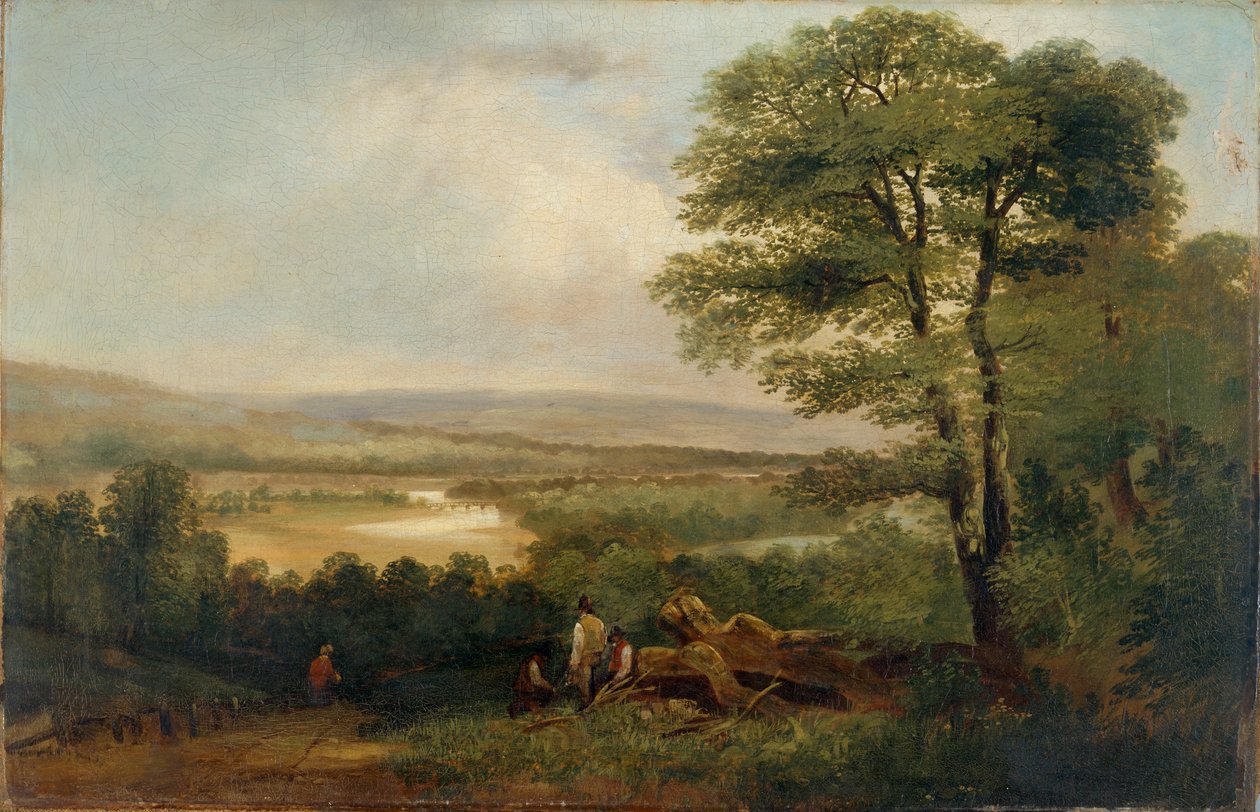 "Maisema: Näkymä Northumberlandissa", 1804-1848 tekijältä Thomas Miles Richardson I