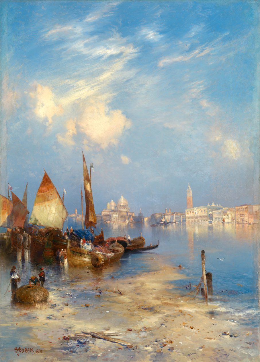Näkymä Venetsiasta tekijältä Thomas Moran