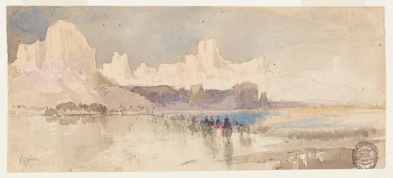 Rio Virginin kanjoni, Etelä-Utah tekijältä Thomas Moran