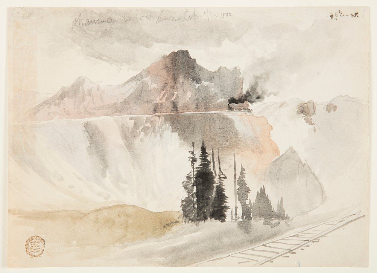 Chama huipun alapuolella tekijältä Thomas Moran