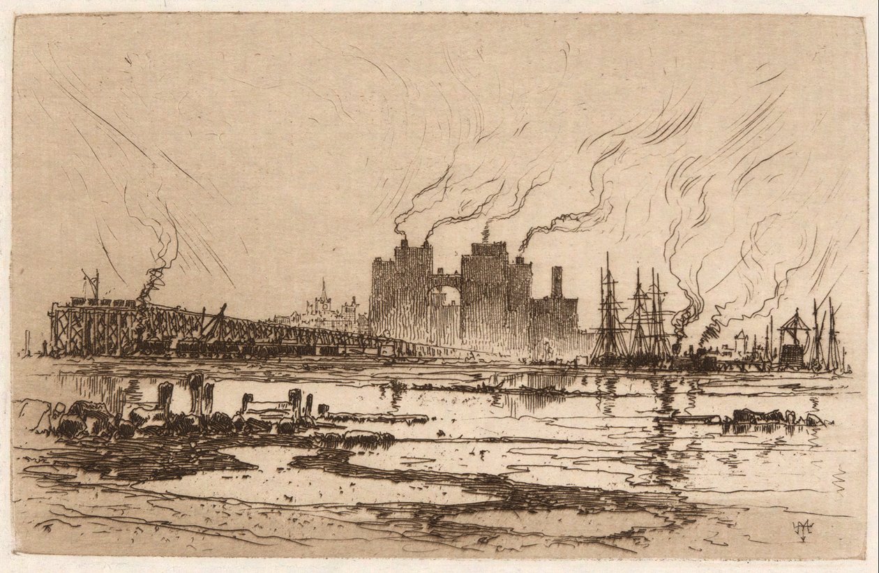 Communipaw, N.J. tekijältä Thomas Moran