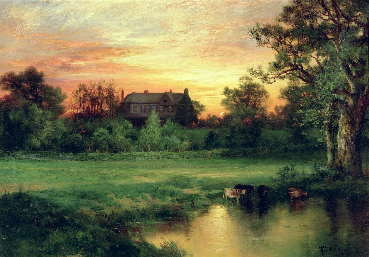 Easthampton, Long Island, 1897 tekijältä Thomas Moran