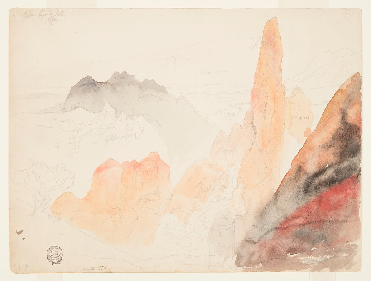 Glen Eyrie, Colorado tekijältä Thomas Moran