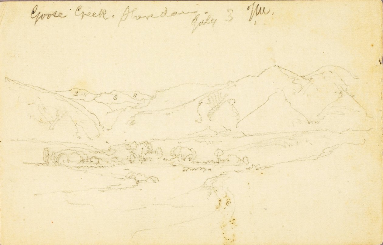 Goose Creek, Sheridan (Wyoming) tekijältä Thomas Moran