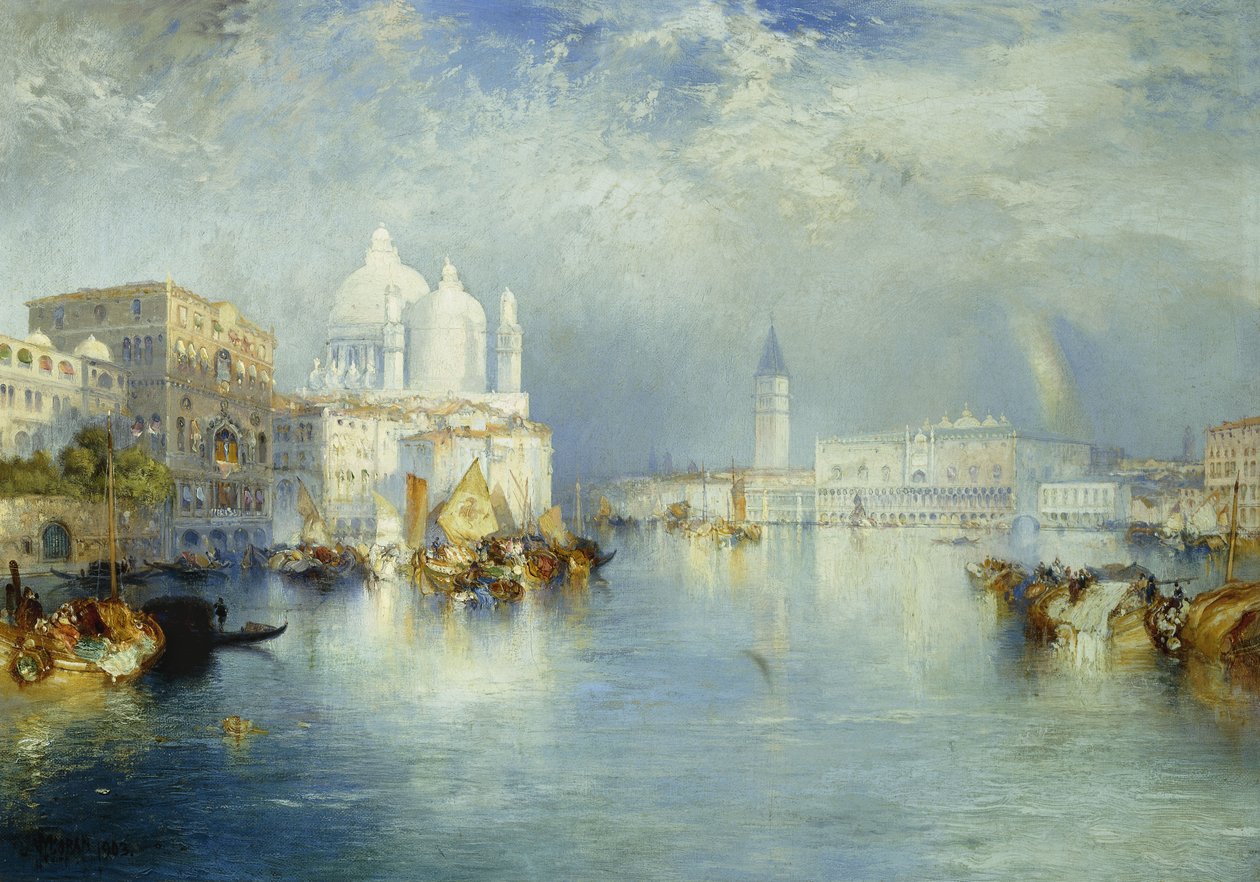 Grand Canal, Venetsia, 1903 tekijältä Thomas Moran