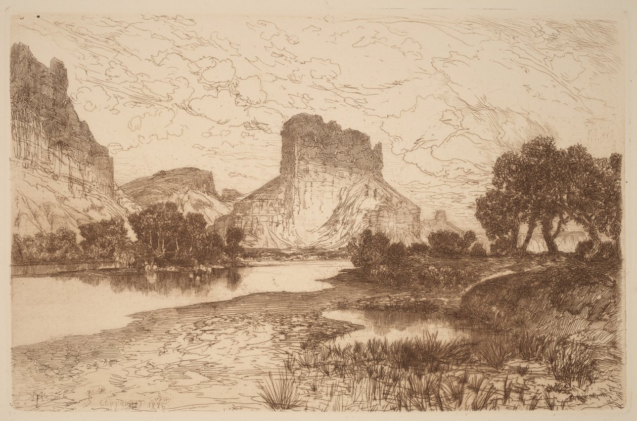 Green River, Wyomingn territorio tekijältä Thomas Moran