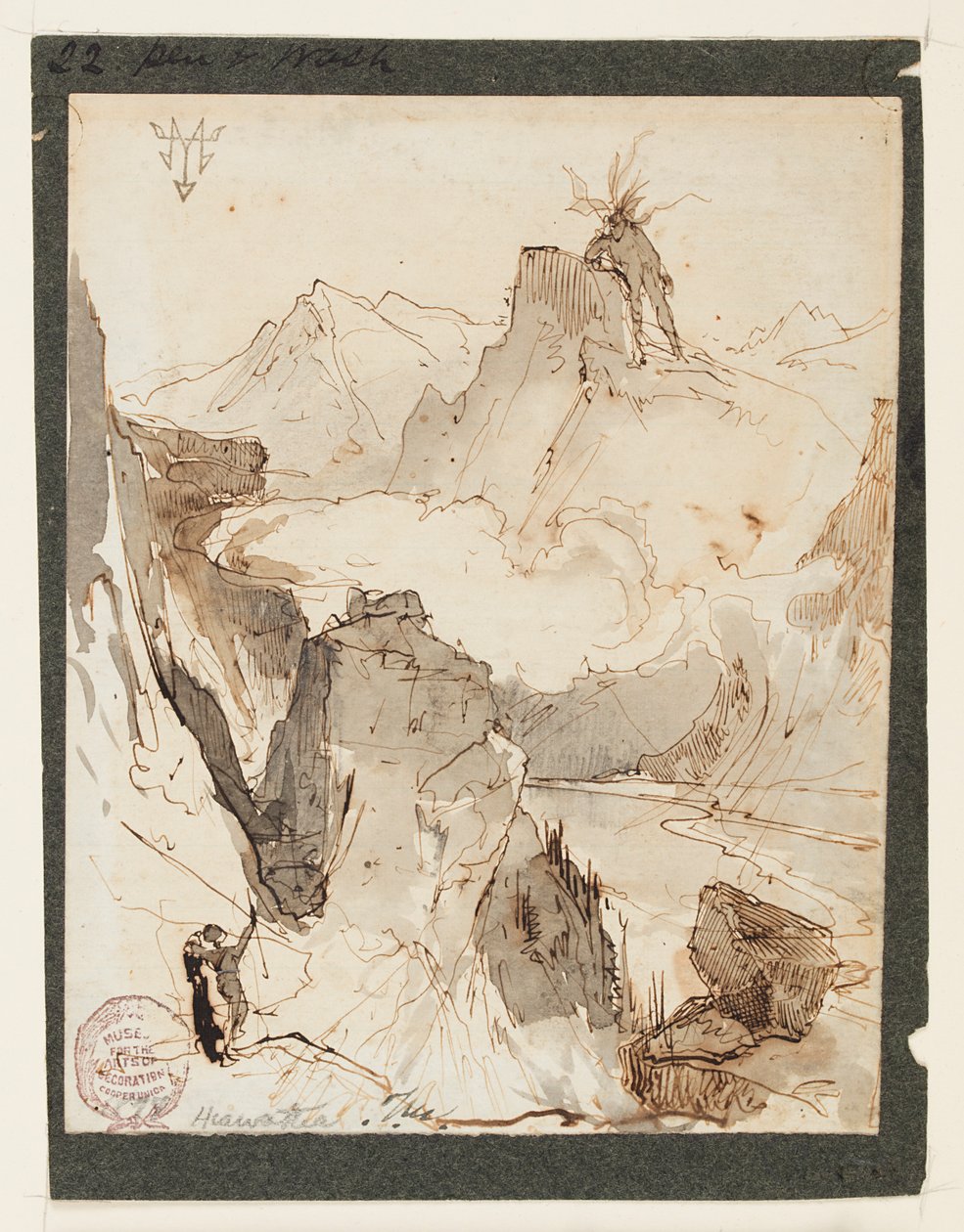 Hiawatha näkee Mudjekeewisin tekijältä Thomas Moran