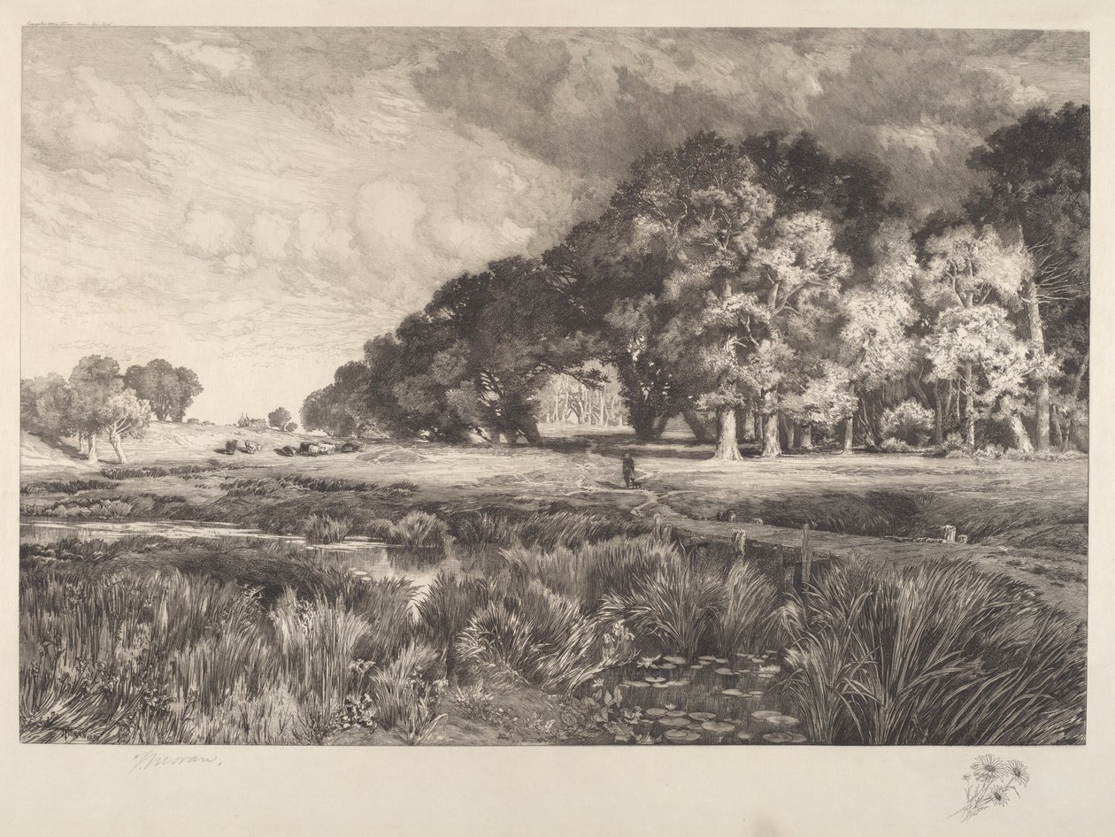 Long Islandin maisema tekijältä Thomas Moran