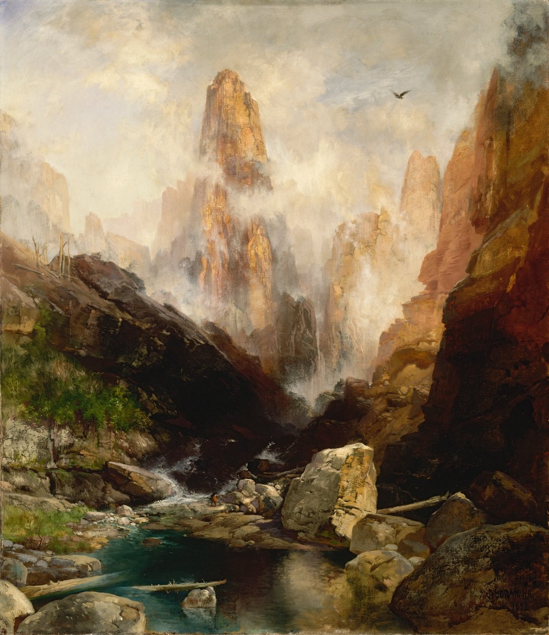 Sumu Kanab Canyonissa Utahissa, 1892. tekijältä Thomas Moran