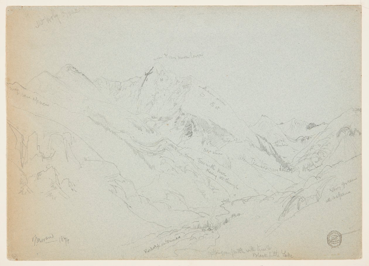 Pyhän Ristin vuori tekijältä Thomas Moran