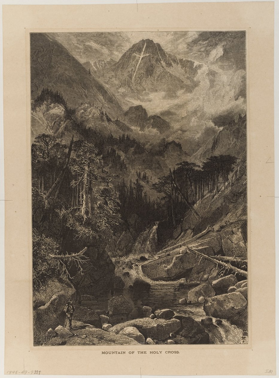 Pyhän ristin vuori, Colorado tekijältä Thomas Moran