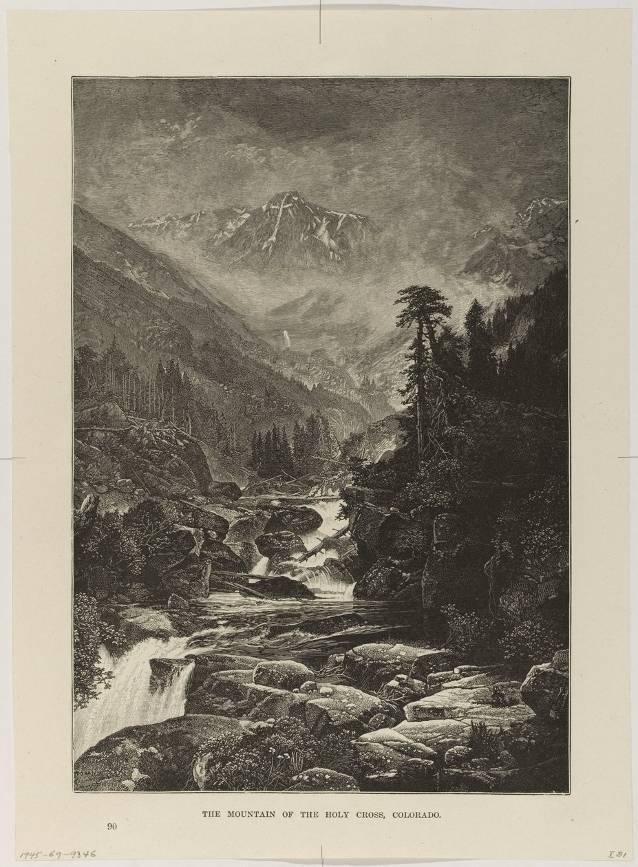 Pyhän ristin vuori, Colorado tekijältä Thomas Moran
